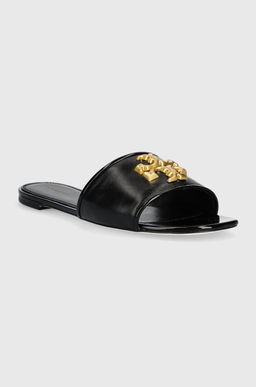 Tory Burch Кожени чехли Eleanor в черно 88744-004 - Pepit.bg