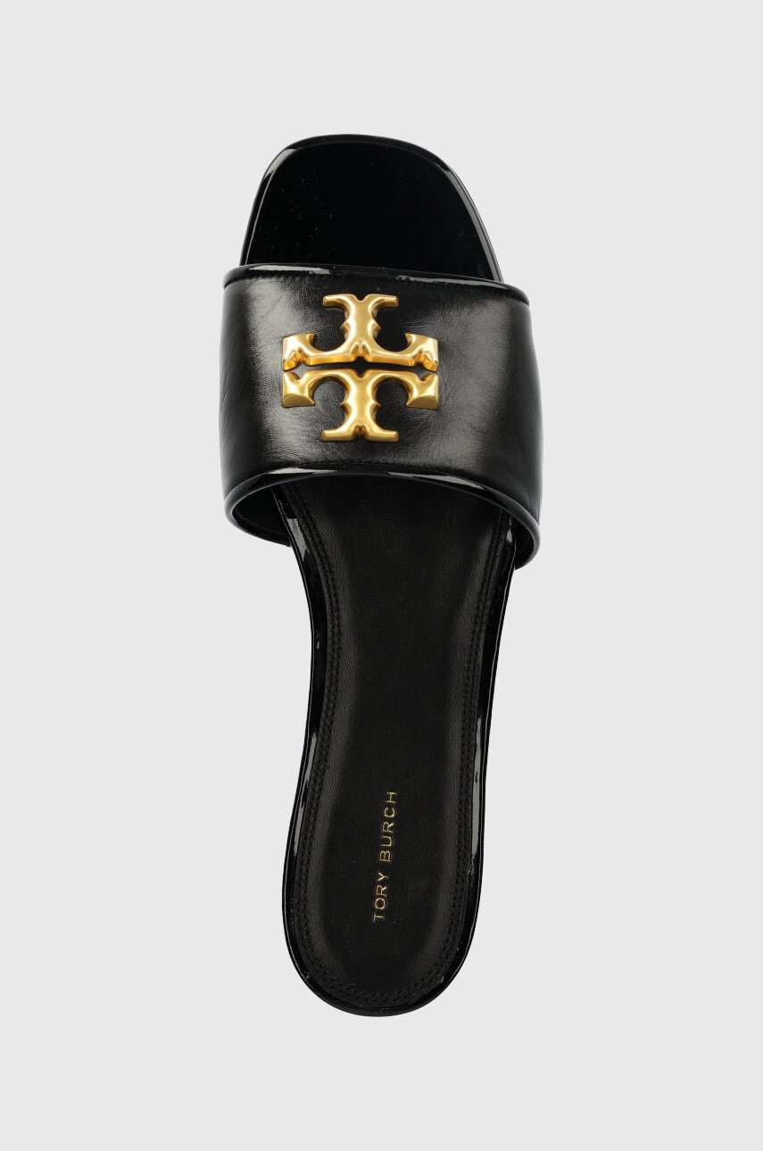 Tory Burch Кожени чехли Eleanor в черно 88744-004 - Pepit.bg