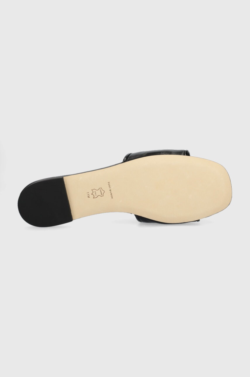 Tory Burch Кожени чехли Eleanor в черно 88744-004 - Pepit.bg