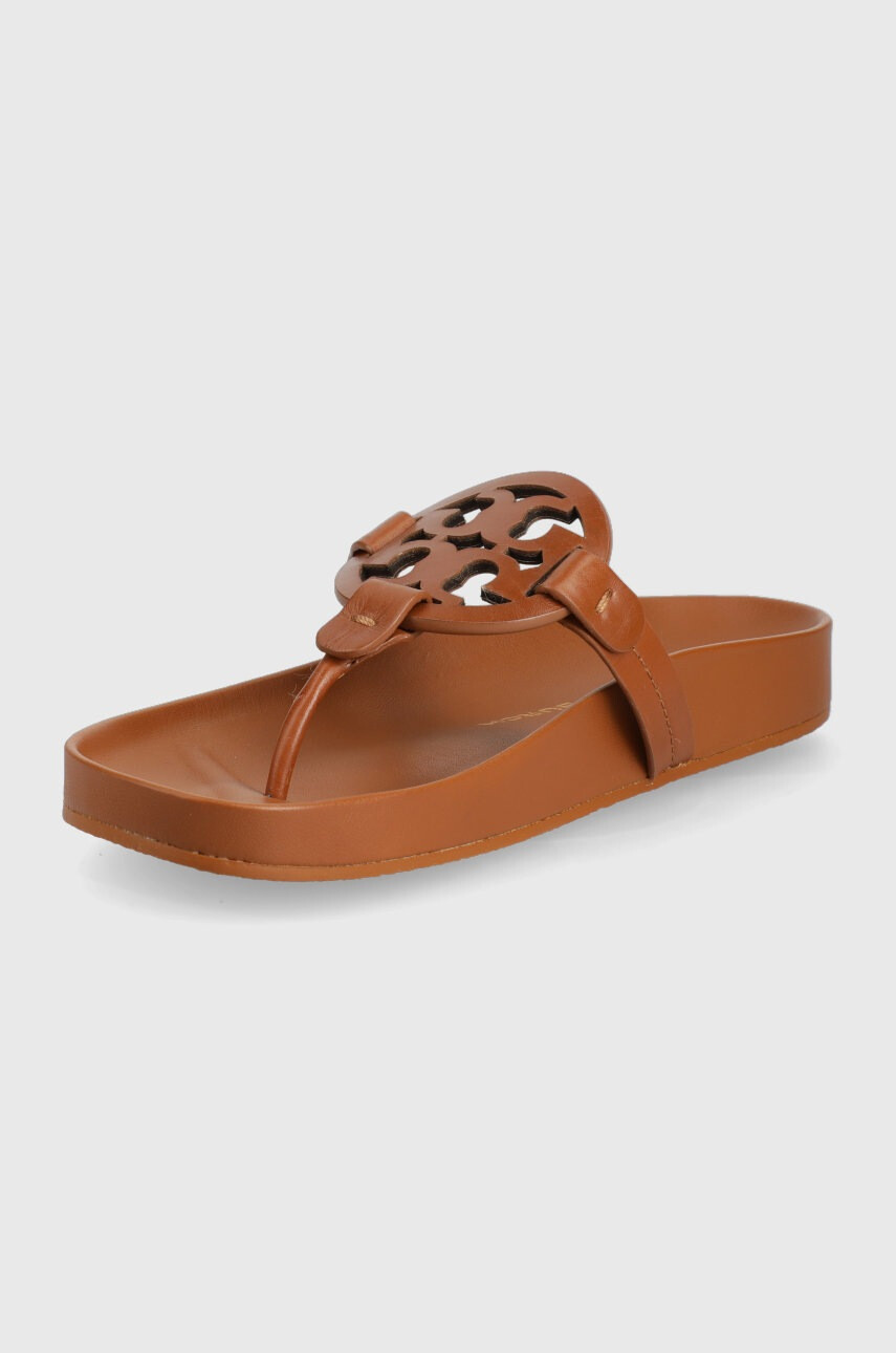 Tory Burch Кожени джапанки Miller - Pepit.bg