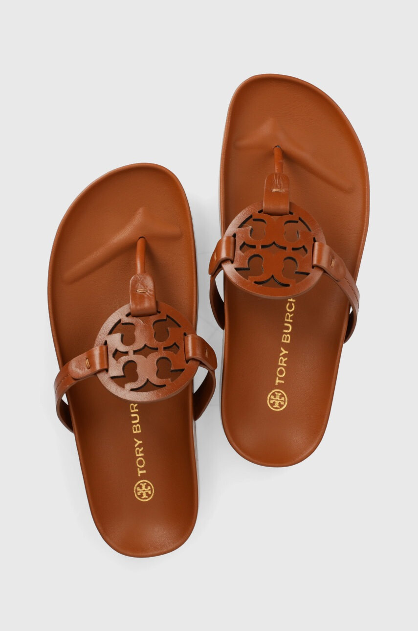 Tory Burch Кожени джапанки Miller - Pepit.bg