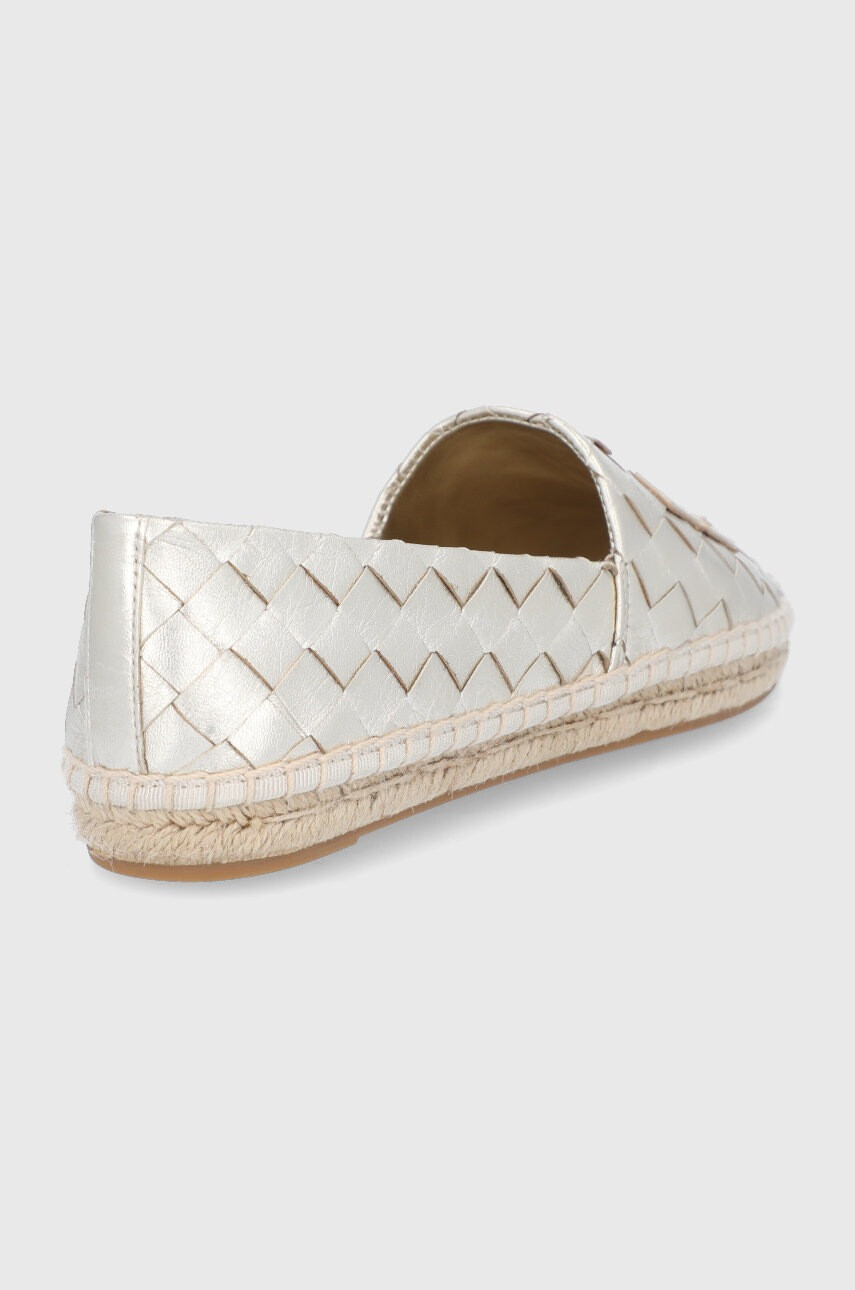 Tory Burch Кожени еспадрили в златисто - Pepit.bg