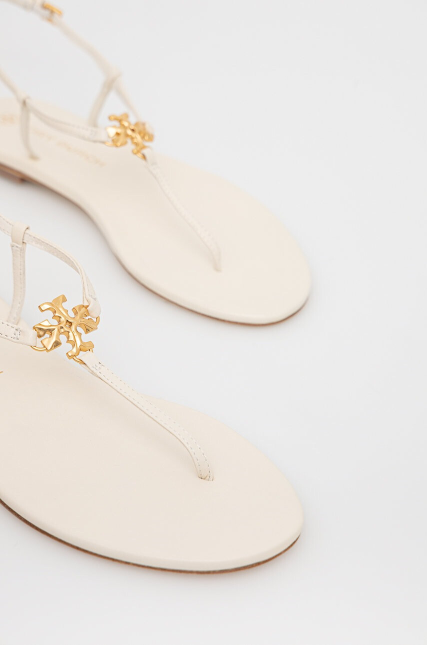 Tory Burch Кожени сандали Capri в бежово - Pepit.bg