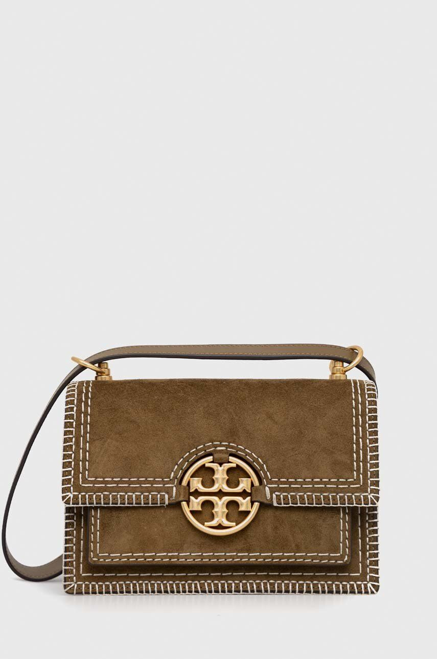 Tory Burch Велурена чанта - Pepit.bg