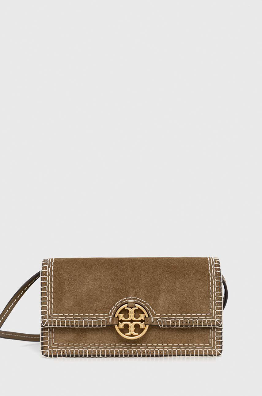 Tory Burch Велурена чанта - Pepit.bg