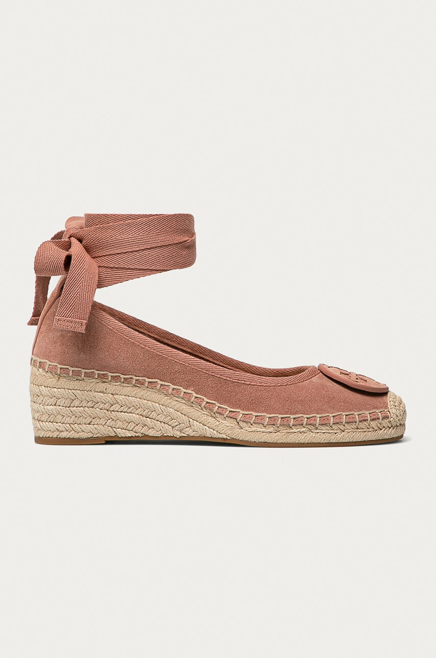 Tory Burch Велурени еспадрили - Pepit.bg