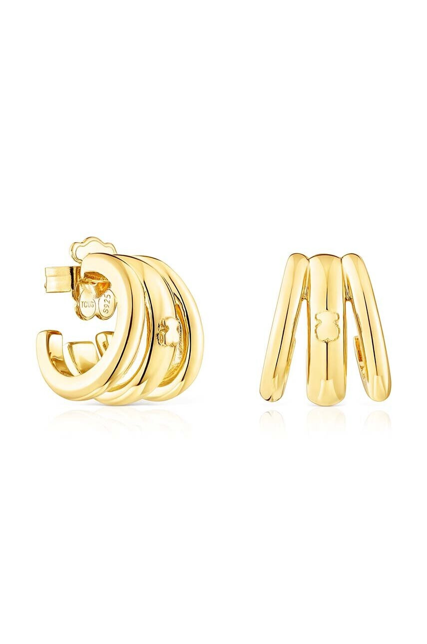 Tous Позлатени сребърни обици - Pepit.bg