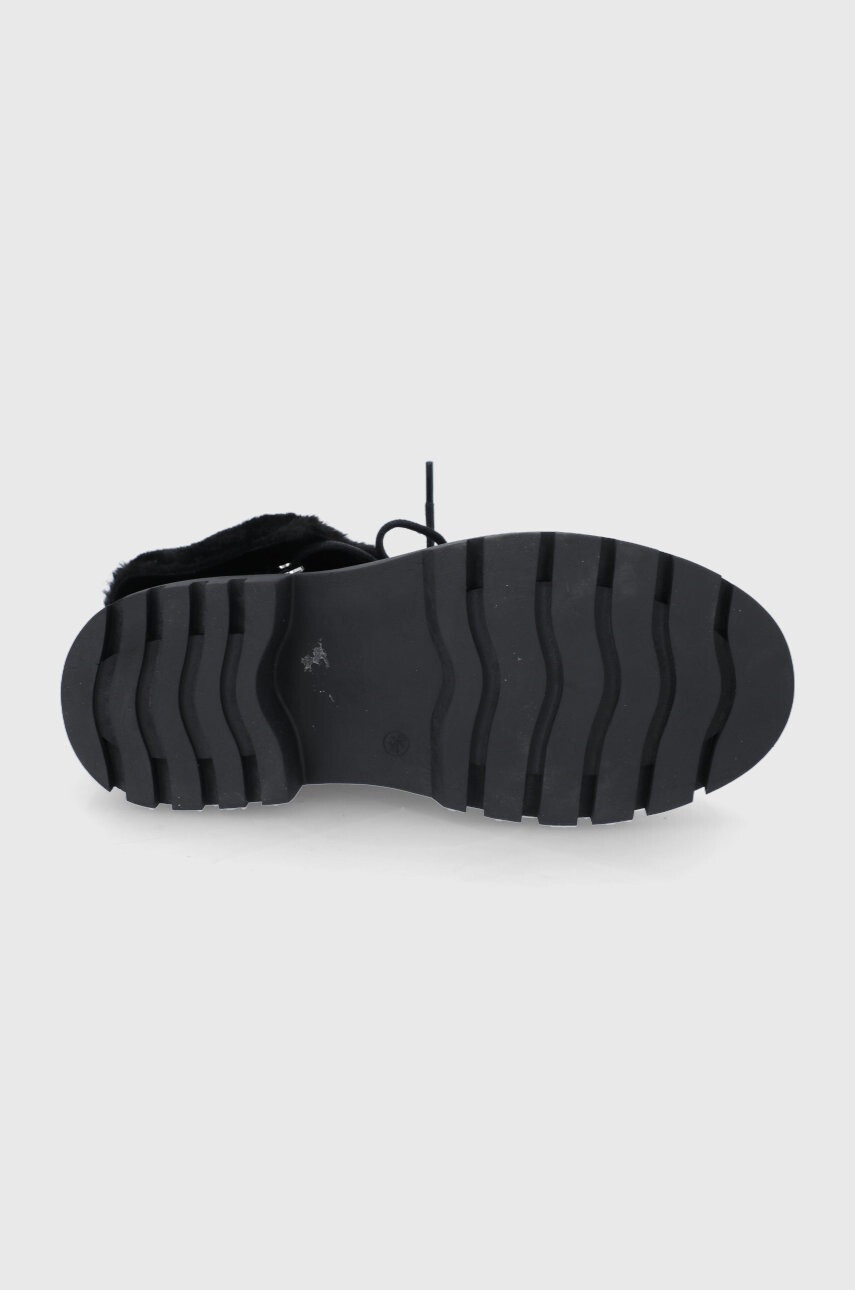 Truffle Collection Кубинки дамски в черно с платформа с изолация - Pepit.bg