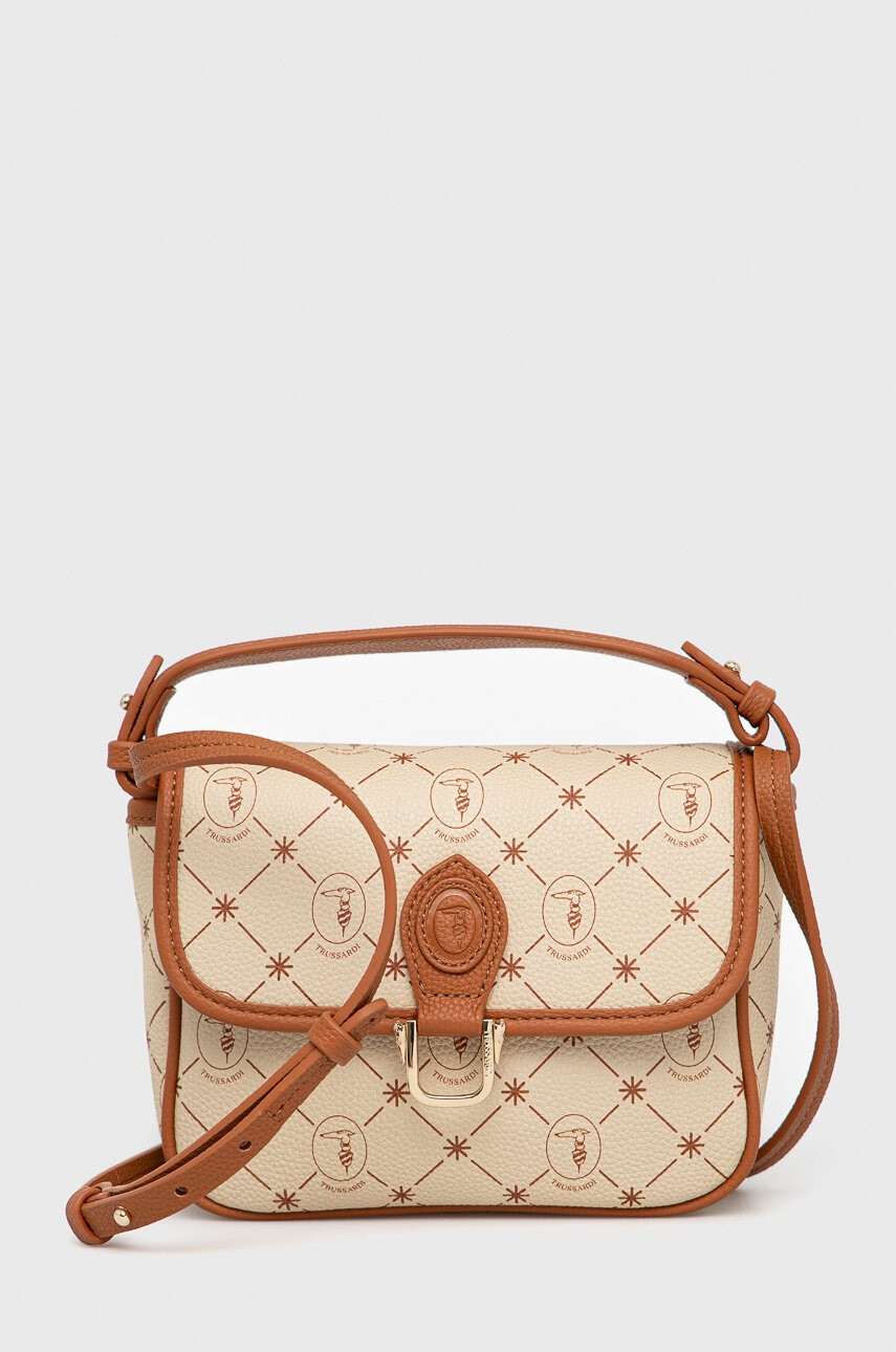 Trussardi Чанта в бежово - Pepit.bg