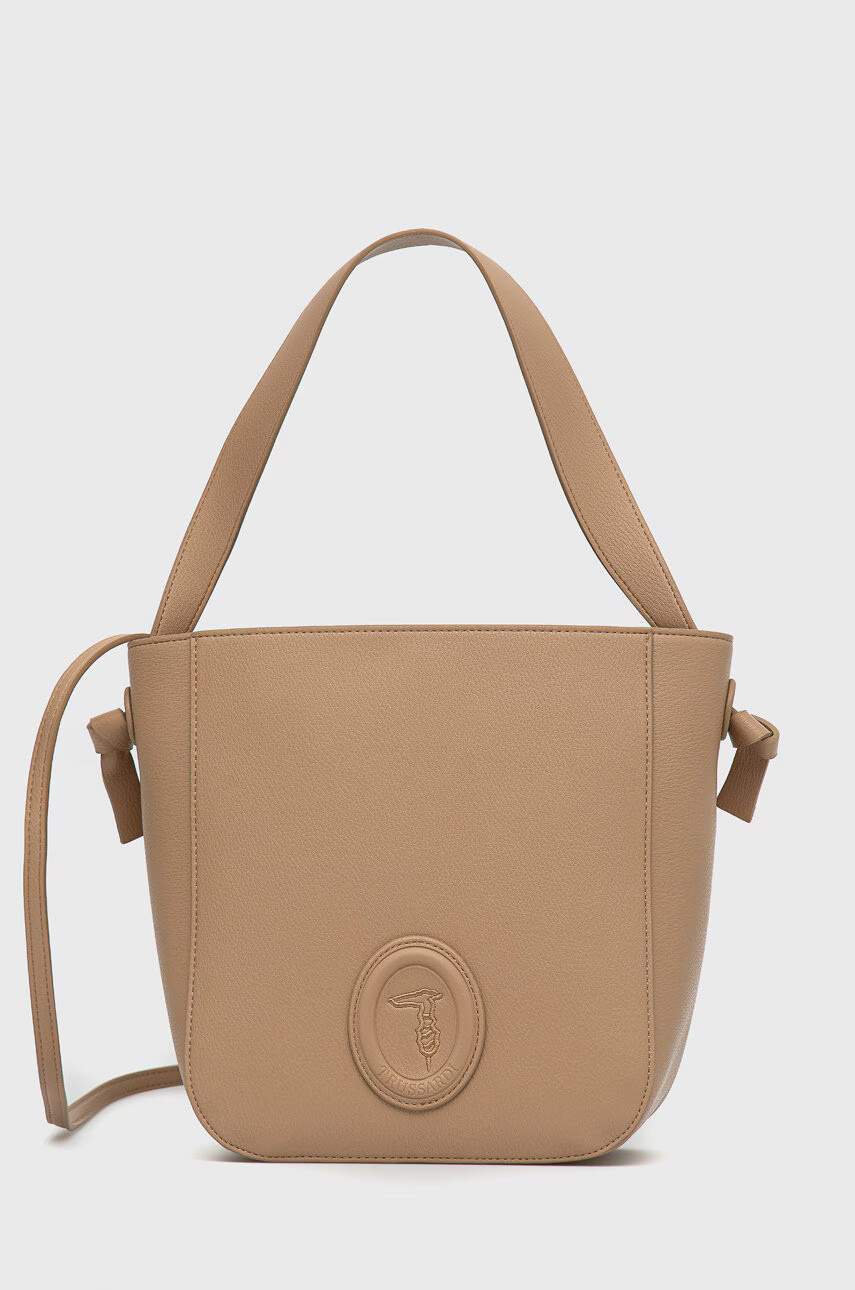 Trussardi Чанта в бежово - Pepit.bg
