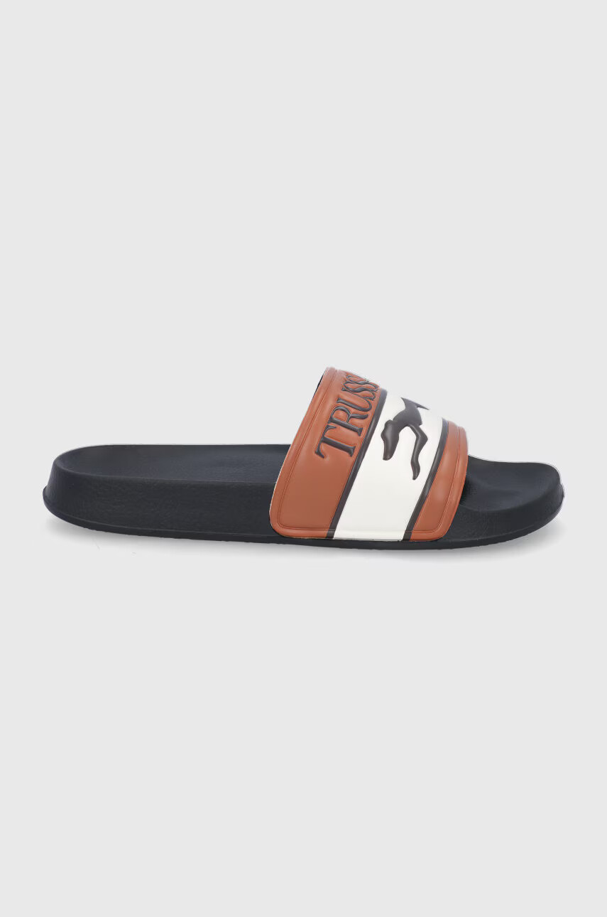 Trussardi Чехли мъжки в кафяво - Pepit.bg
