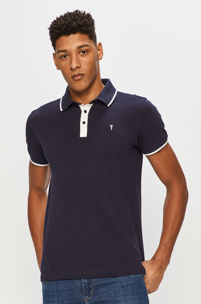 Trussardi Jeans - Тениска с яка - Pepit.bg