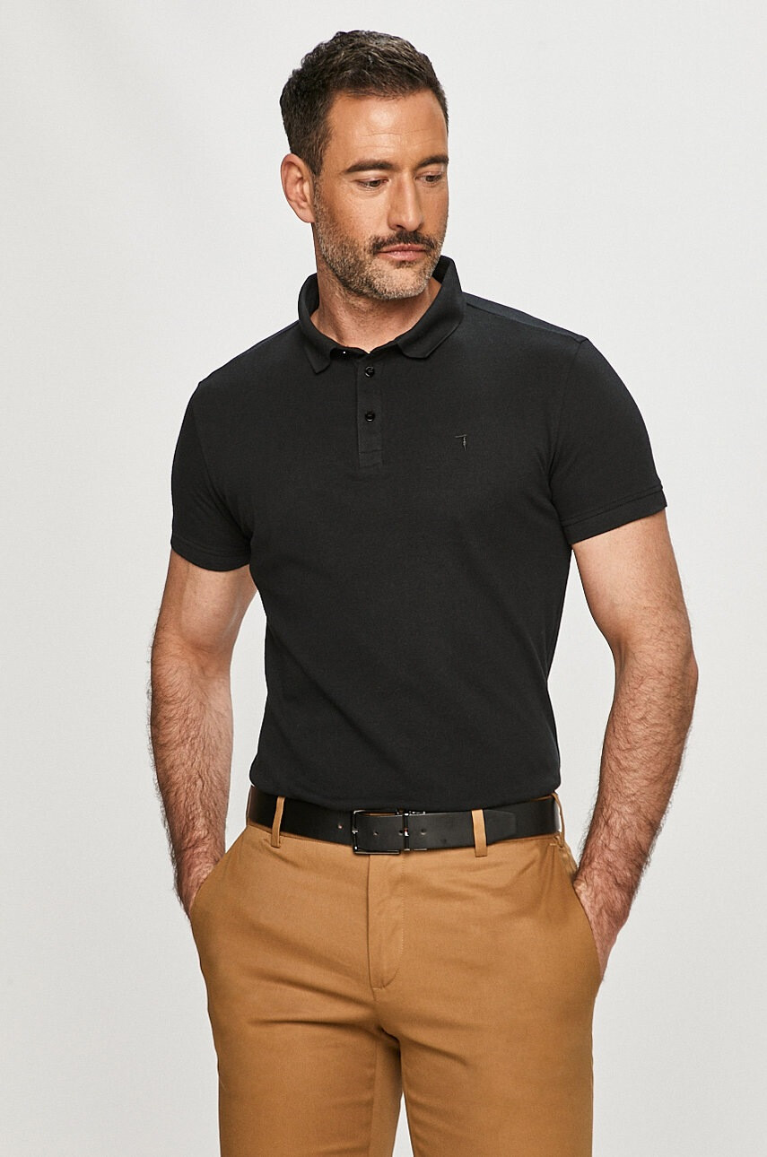 Trussardi Jeans - Тениска с яка - Pepit.bg