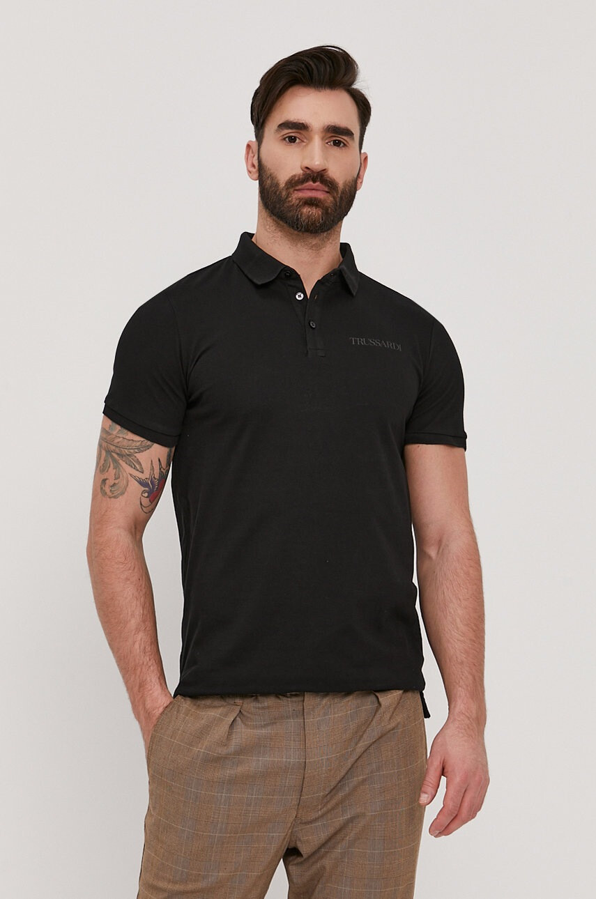 Trussardi Jeans - Тениска с яка - Pepit.bg