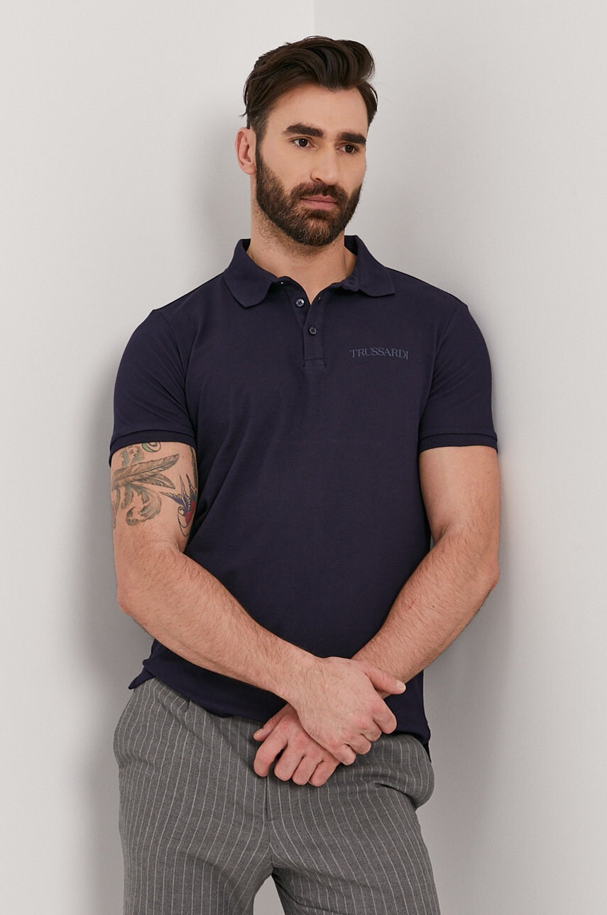Trussardi Jeans - Тениска с яка - Pepit.bg