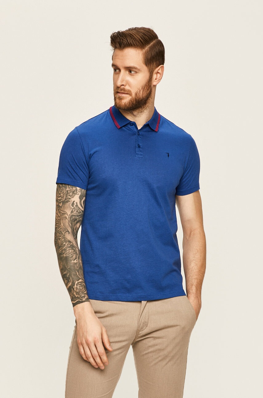 Trussardi Jeans Тениска с яка - Pepit.bg