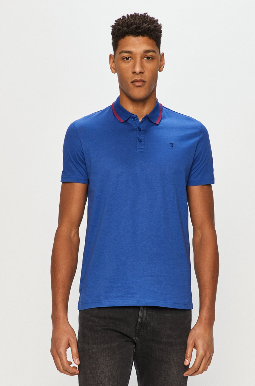 Trussardi Jeans - Тениска с яка - Pepit.bg