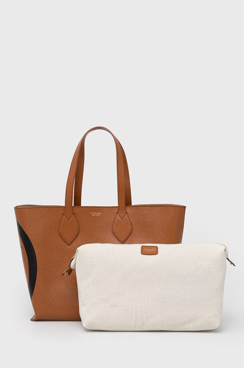 Trussardi Кожена чанта - Pepit.bg