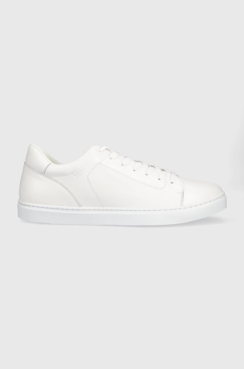 Trussardi Кожени маратонки Perlite Cupsole в бяло 77A00465 9Y099998 - Pepit.bg