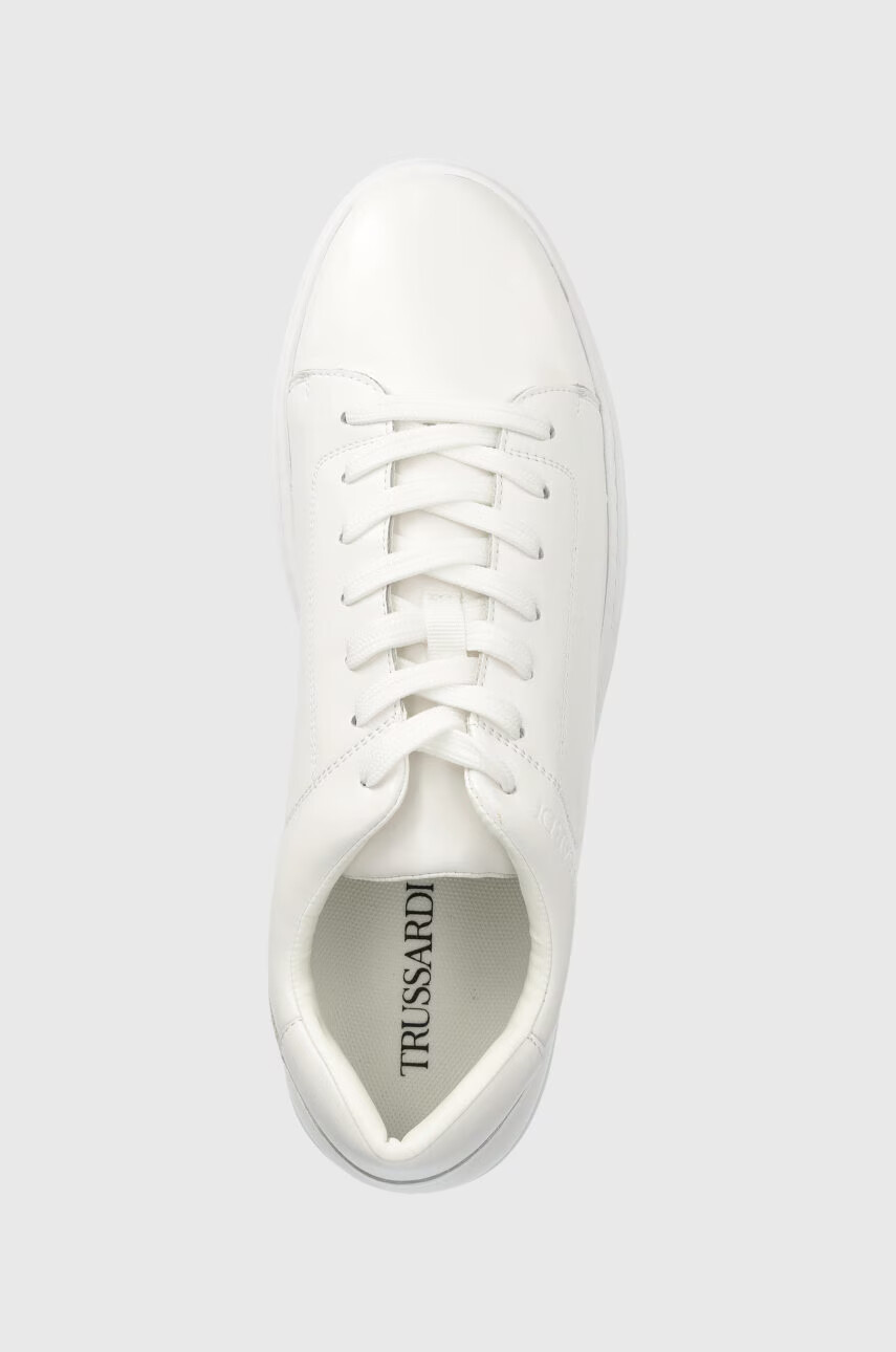 Trussardi Кожени маратонки Perlite Cupsole в бяло 77A00465 9Y099998 - Pepit.bg