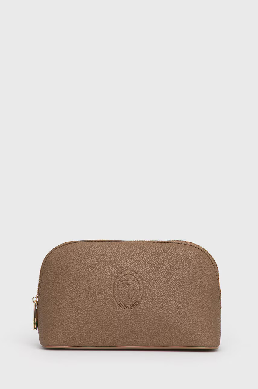 Trussardi Козметична чанта в бежово - Pepit.bg