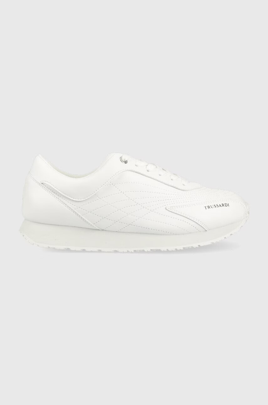 Trussardi Маратонки Football в бяло 79A00855 9Y099998 - Pepit.bg