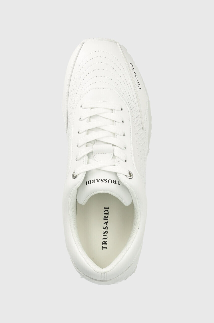 Trussardi Маратонки Football в бяло 79A00855 9Y099998 - Pepit.bg
