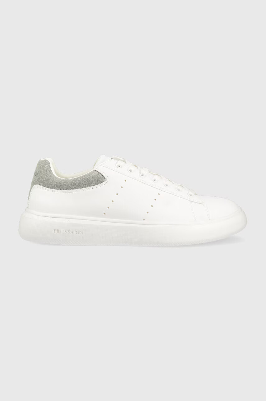 Trussardi Маратонки New Yrias в бяло 77A00513 9Y099998 - Pepit.bg