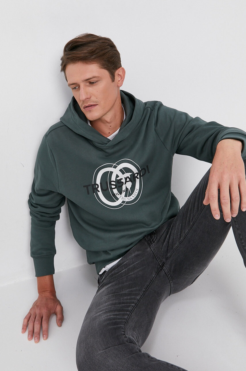 Trussardi Памучен суичър - Pepit.bg