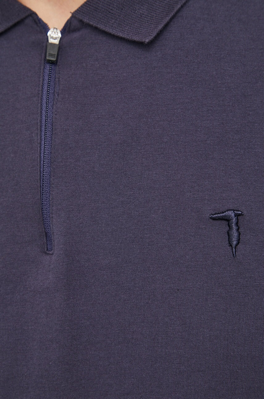 Trussardi Памучна блуза с дълги ръкави - Pepit.bg