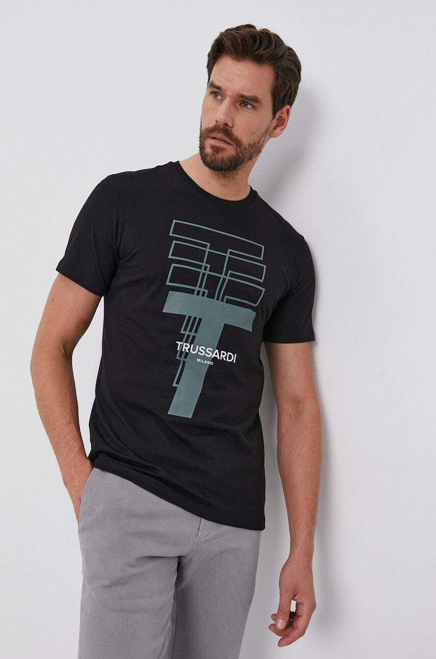 Trussardi Памучна тениска - Pepit.bg