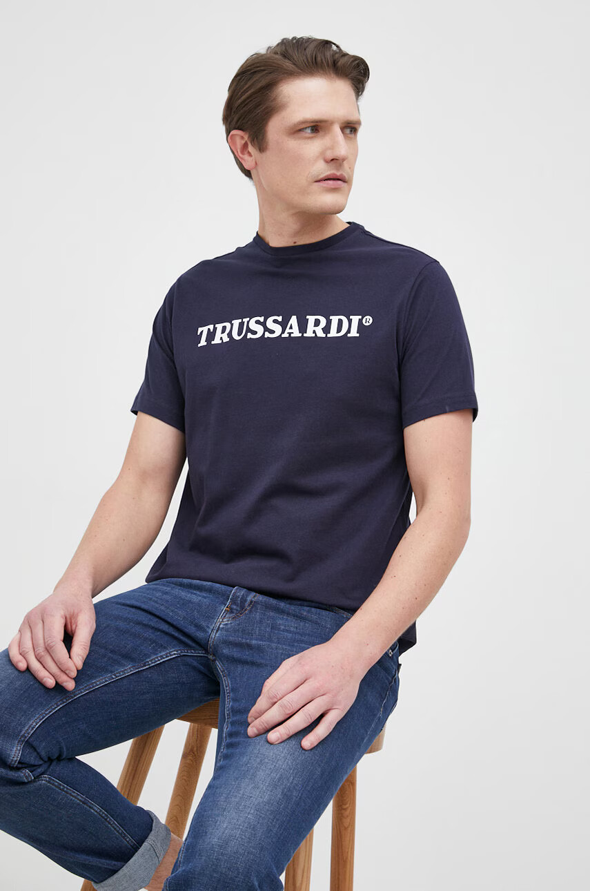 Trussardi Памучна тениска - Pepit.bg