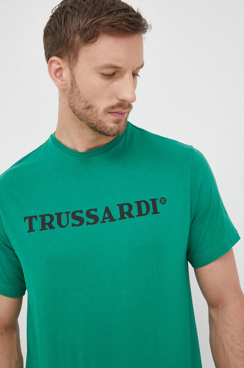 Trussardi Памучна тениска - Pepit.bg