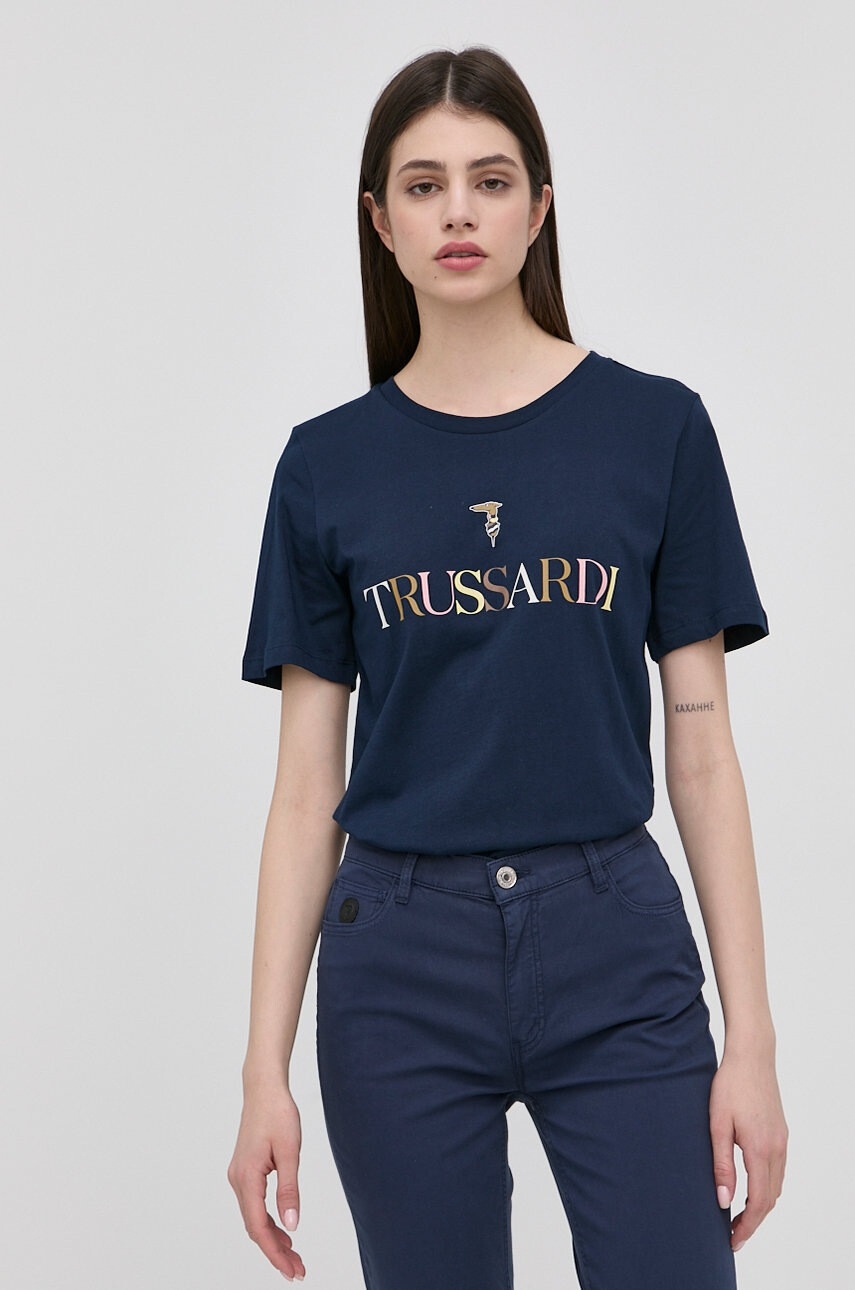 Trussardi Памучна тениска - Pepit.bg