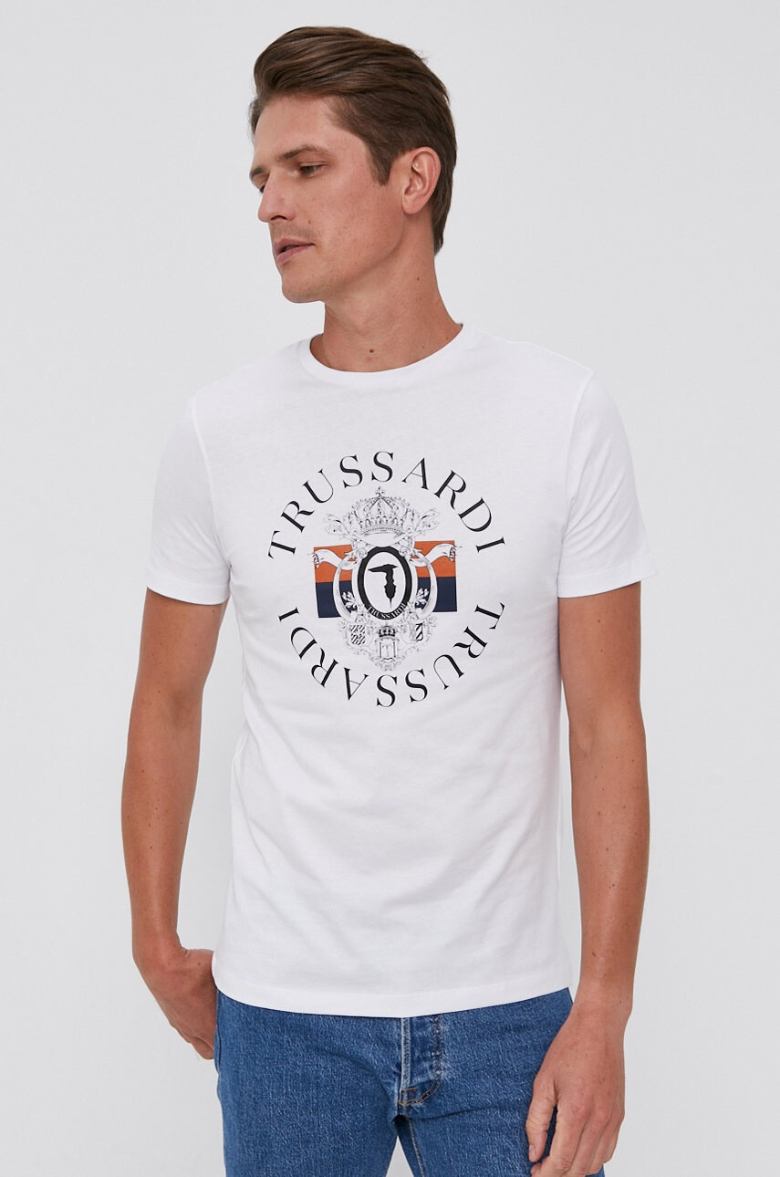 Trussardi Памучна тениска - Pepit.bg