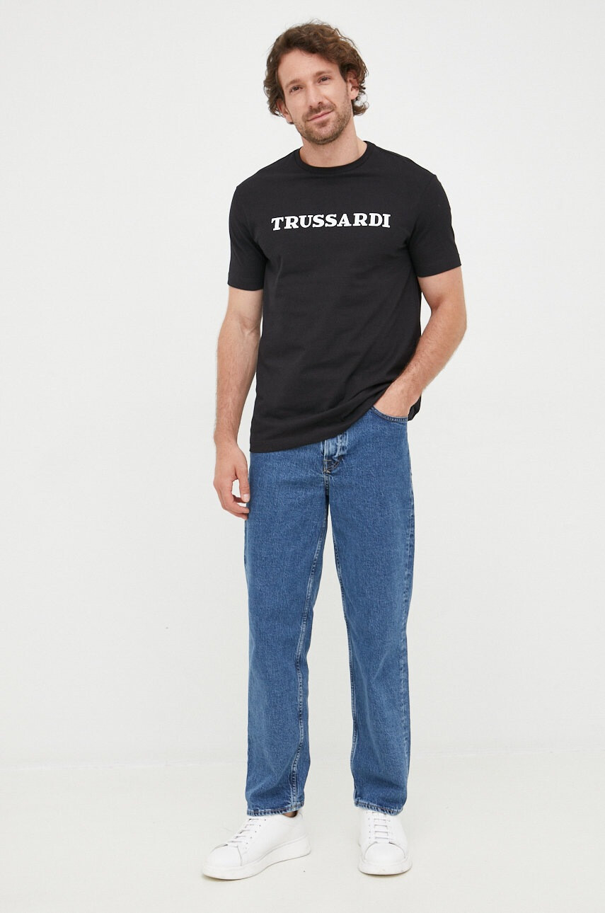 Trussardi Памучна тениска - Pepit.bg