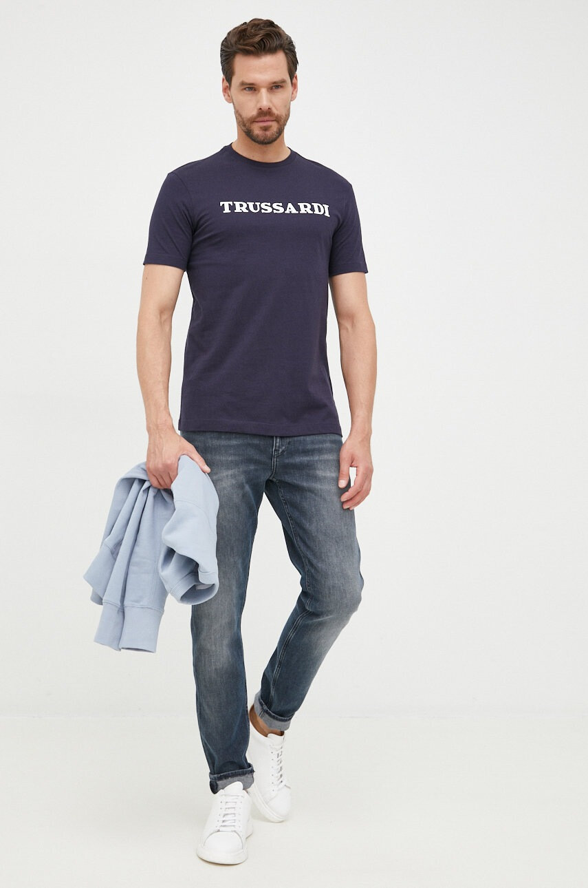 Trussardi Памучна тениска - Pepit.bg