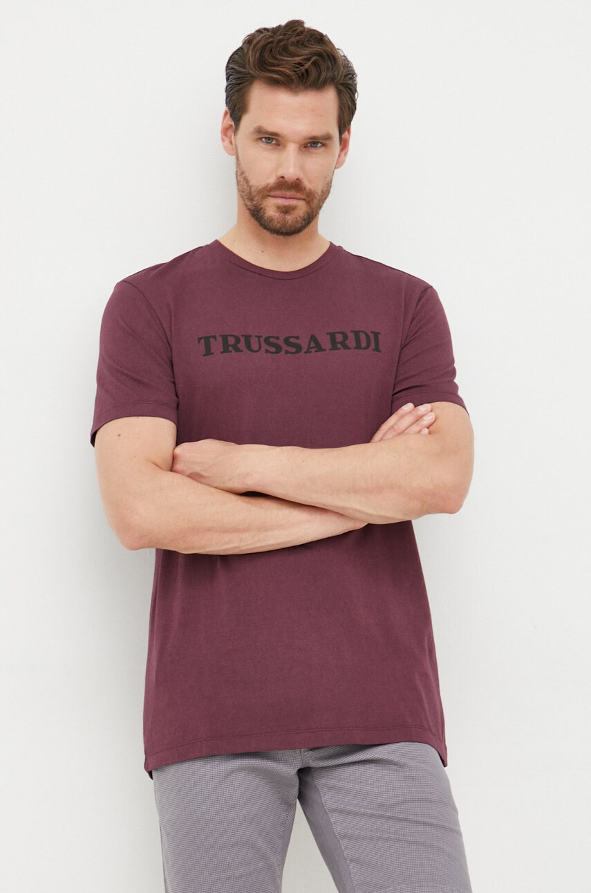 Trussardi Памучна тениска - Pepit.bg
