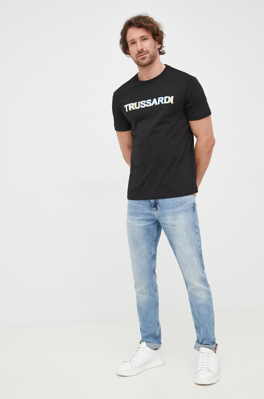 Trussardi Памучна тениска - Pepit.bg