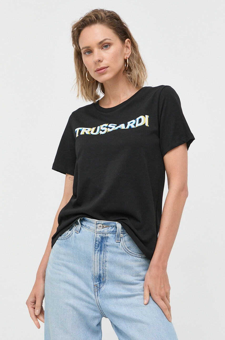Trussardi Памучна тениска - Pepit.bg