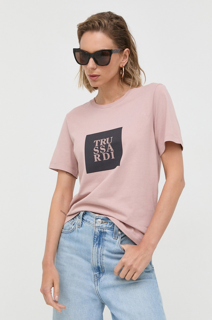 Trussardi Памучна тениска - Pepit.bg