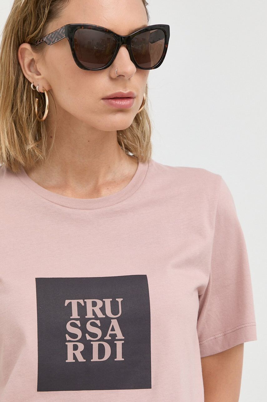 Trussardi Памучна тениска - Pepit.bg
