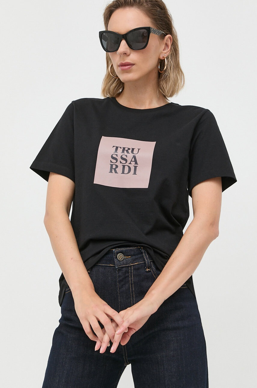 Trussardi Памучна тениска - Pepit.bg