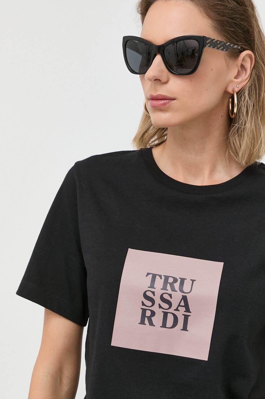 Trussardi Памучна тениска - Pepit.bg