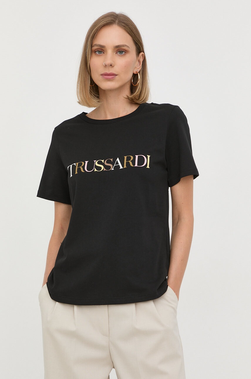 Trussardi Памучна тениска - Pepit.bg