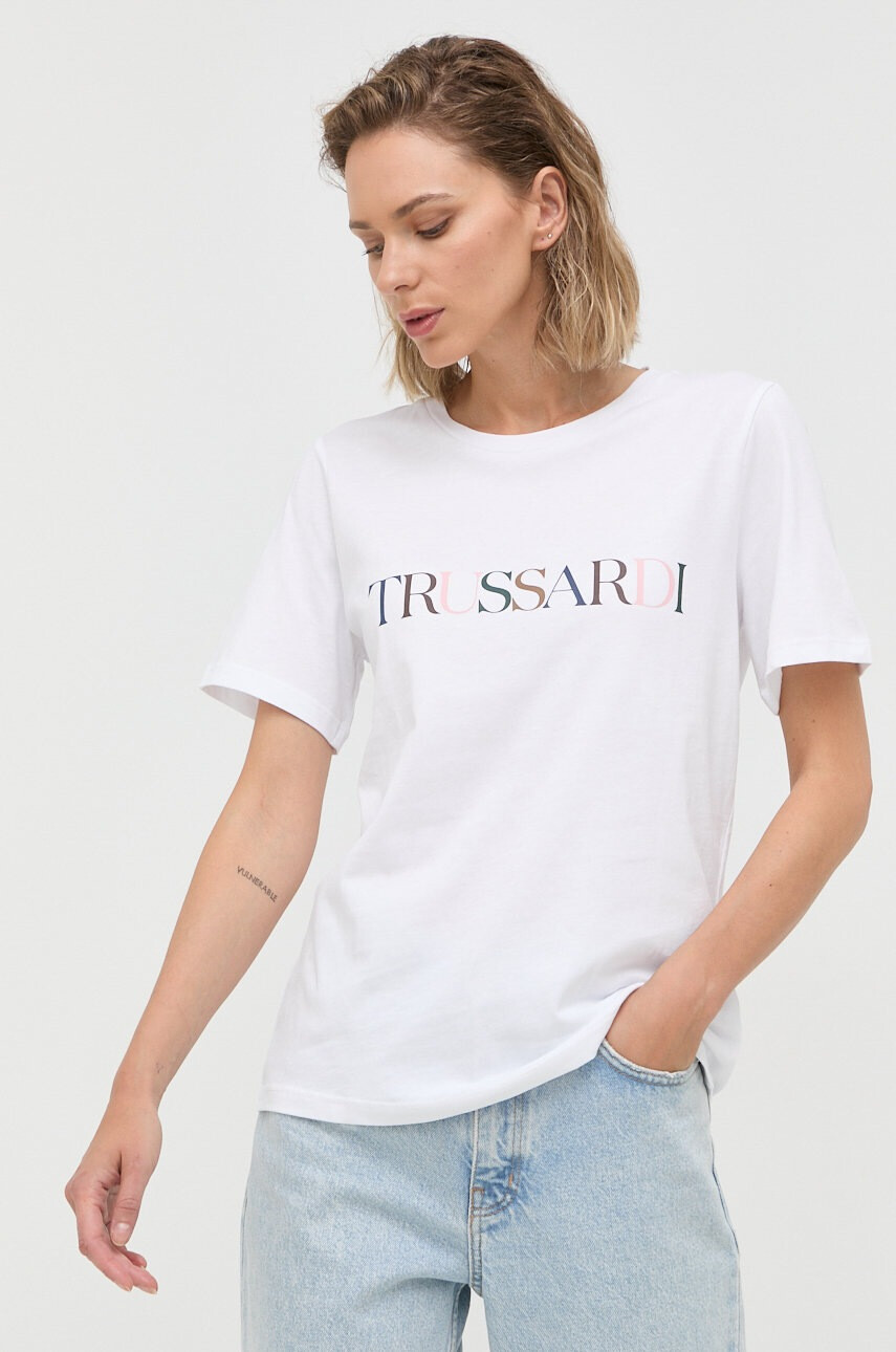 Trussardi Памучна тениска - Pepit.bg