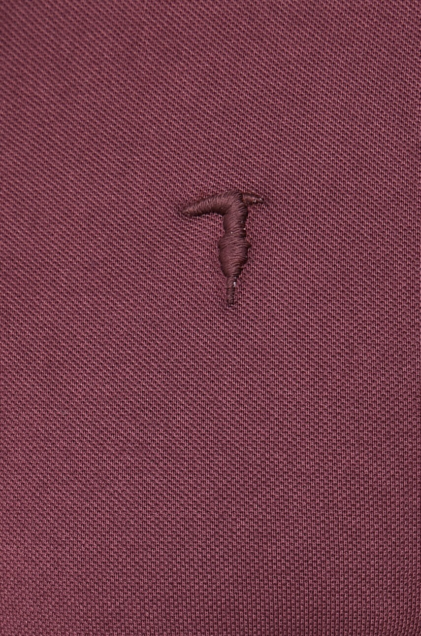 Trussardi Памучна тениска с яка - Pepit.bg