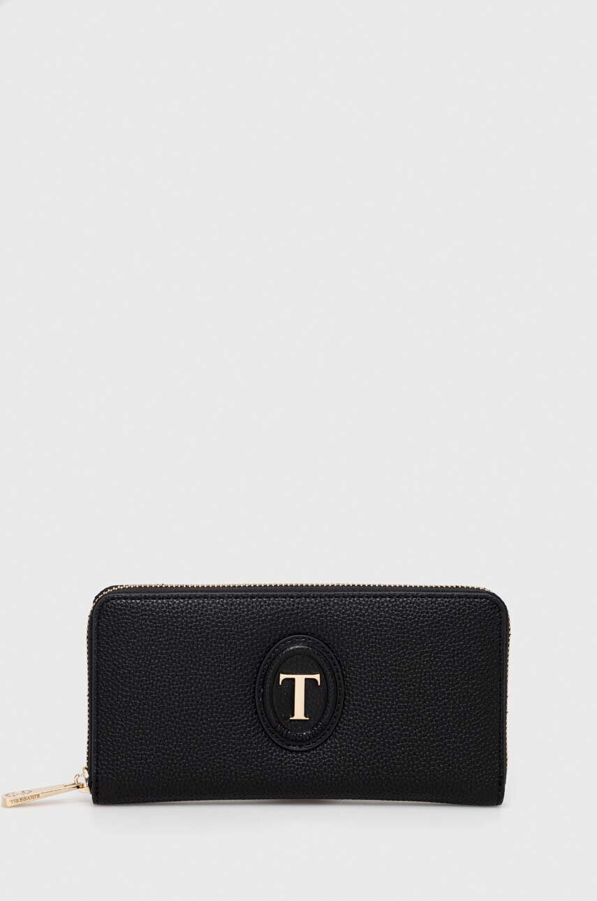 Trussardi Портмоне дамски в черно - Pepit.bg