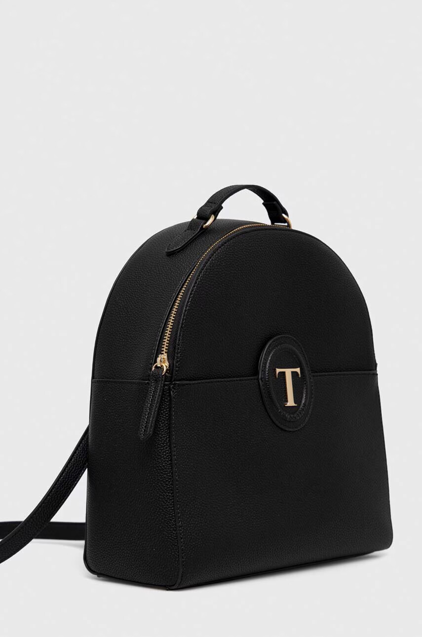 Trussardi Раница в черно малък размер с изчистен дизайн - Pepit.bg