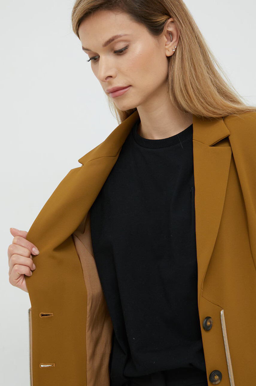 Trussardi Сако в зелено с едно копче с изчистен дизайн - Pepit.bg